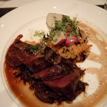 360 Restaurant - wapiti (aka elk), think this was the best item out of the dishes we had - Canadian (New) Near Me - Toronto, Ontario