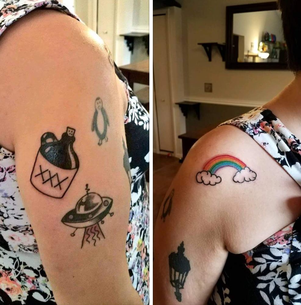 harlequin Tattoo Logo