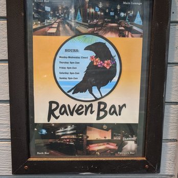 Raven Bar - Sign - Lounges Near Me - San Francisco, California Raven Bar - Sign - Lounges Near Me - San Francisco, California