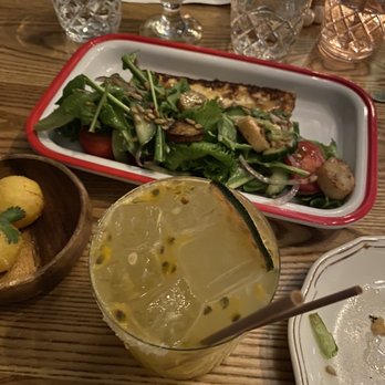 Papi - My second green salad and passion fruit margarita! - Cocktail Bars Near Me - Portland, Maine