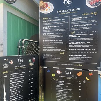 OB Surf Cafe - Menu - Breakfast & Brunch Near Me - San Diego, California