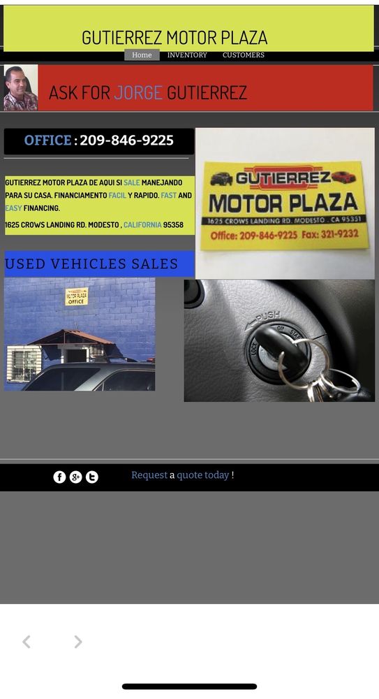 GUTIÉRREZ MOTOR PLAZA Updated July 2024 1625 Crows Landing Rd