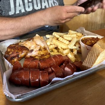 Treemendous BBQ - 2-Meat Combo (Chicken/Sausage) - Barbeque Near Me - Jacksonville, Florida