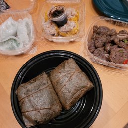 four items for delivery four items for delivery
