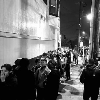 White Horse Bar - a crowd of people waiting to board a train - Gay Bars Near Me - Oakland, California White Horse Bar - a crowd of people waiting to board a train - Gay Bars Near Me - Oakland, California