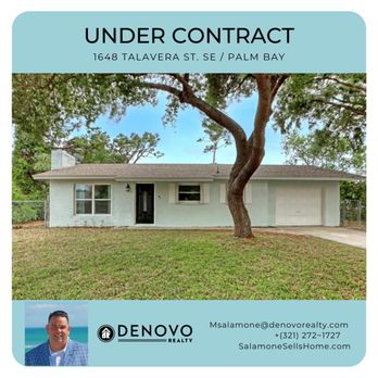 Michael Salamone - Denovo Realty - Buyers came from an agent referral, after looking at this the buyers placed an offer. After multiple offers came in ours was accepted - Real Estate Agents Near Me - Melbourne, Florida Michael Salamone - Denovo Realty - Buyers came from an agent referral, after looking at this the buyers placed an offer. After multiple offers came in ours was accepted - Real Estate Agents Near Me - Melbourne, Florida