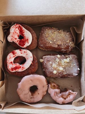 Raised Doughnuts and Cakes by null