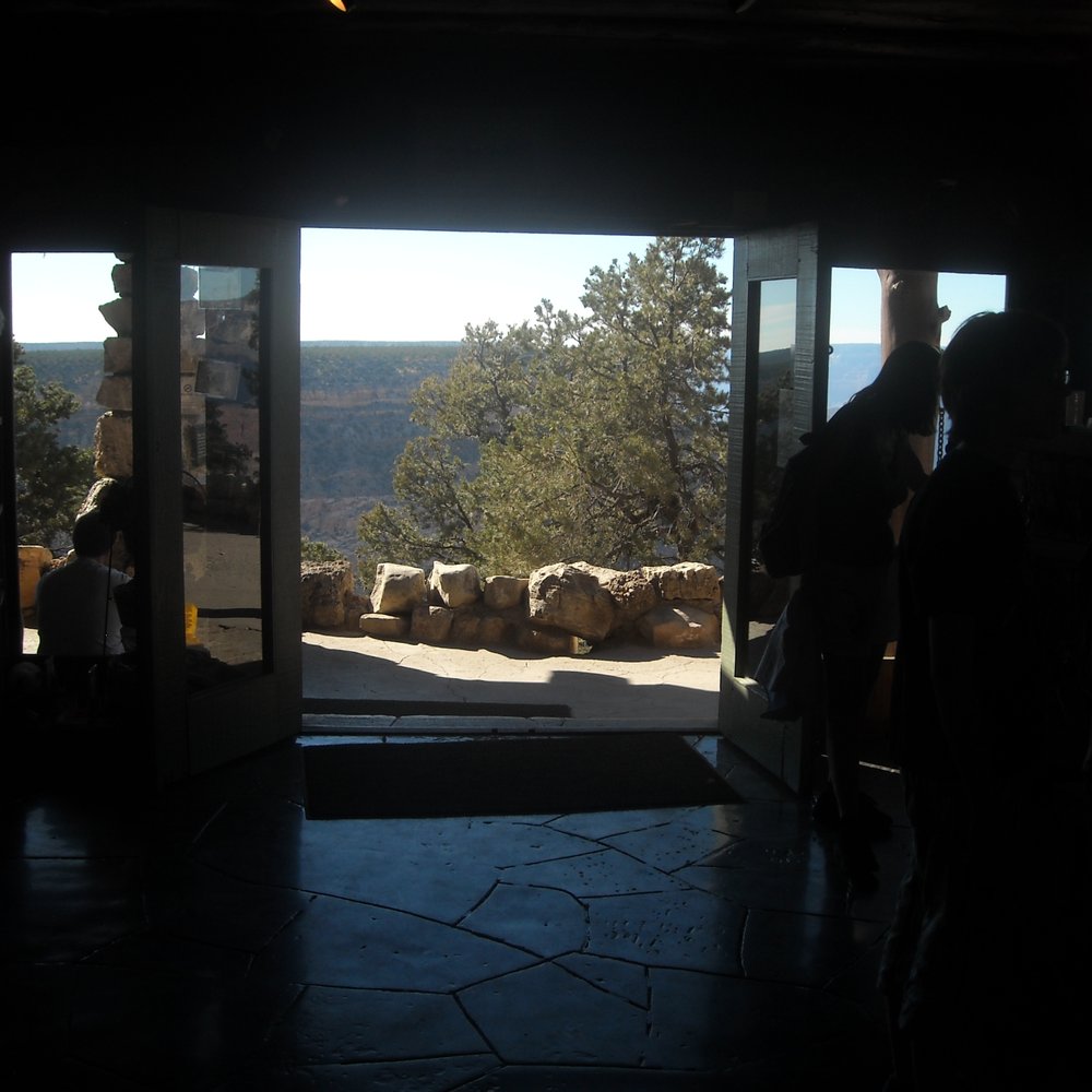 Hermits Rest Snack Bar - Looking out to canyon - Restaurants Near Me - Grand Canyon, Arizona Hermits Rest Snack Bar - Looking out to canyon - Restaurants Near Me - Grand Canyon, Arizona