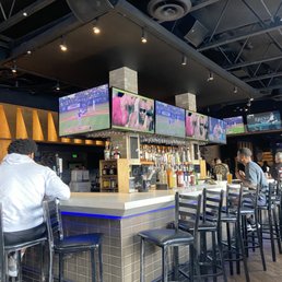 The bar area