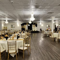 Mehran Restaurant - Beautiful chandeliers, chairs and linen included in the rental.