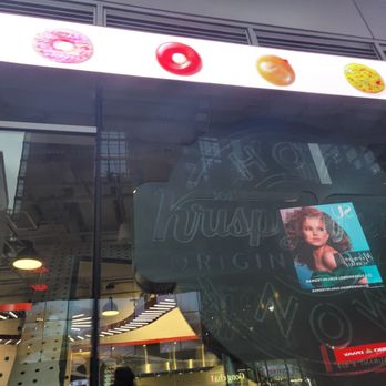 Krispy Kreme - Sign on side - Donuts Near Me - New York, New York Krispy Kreme - Sign on side - Donuts Near Me - New York, New York