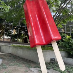 Giant Red Twin Popsicle - The Red Popsicle by Catherine Mayer. AKA Giant Red Twin Popsicle & the Popsicle.