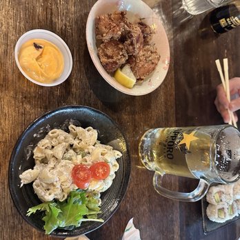 Karaage Setsuna - Karaage Plate with macaroni salad - Japanese Near Me - Seattle, Washington