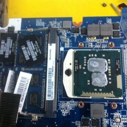 IT Repair Central - Dried heat paste on i5 CPU before cleaning
