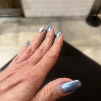 Tracy's Nail Spa - When my nails were longer....Ana used Gel-X on a couple of them for protection! - Nail Salons Near Me - El Monte, California