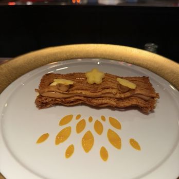 L'Atelier de Joel Robuchon - Mille feuille w mango - French Near Me - Miami, Florida L'Atelier de Joel Robuchon - Mille feuille w mango - French Near Me - Miami, Florida
