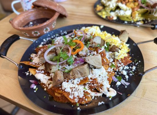 Los Chilaquiles Mexican Breakfast by null