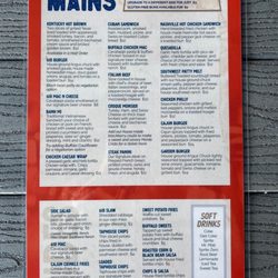 618 Taphouse - Menu