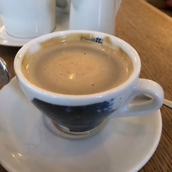 Osteria dell'Angolo - Delicious Coffee Americano with hot milk - Italian Near Me - London, XGL