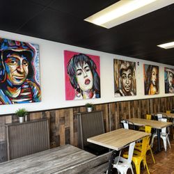 Inside seating area