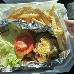 Fry Daddy’s - Cheeseburger and fries.