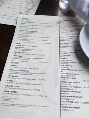 Menu photo 1 Publick House Mountainside, NJ