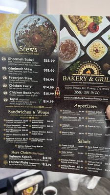 Menu photo 7 North Park Produce Bakery and Grill Poway, CA Menu photo 7 North Park Produce Bakery and Grill Poway, CA