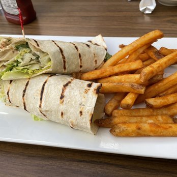 Viking Garden Restaurant - Chicken Cesar Wrap - American Near Me - Solvang, California Viking Garden Restaurant - Chicken Cesar Wrap - American Near Me - Solvang, California