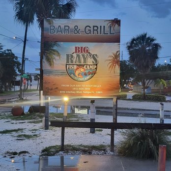 Big Ray's Fish Camp - Road sign for Big Ray's - Seafood Near Me - Tampa, Florida Big Ray's Fish Camp - Road sign for Big Ray's - Seafood Near Me - Tampa, Florida