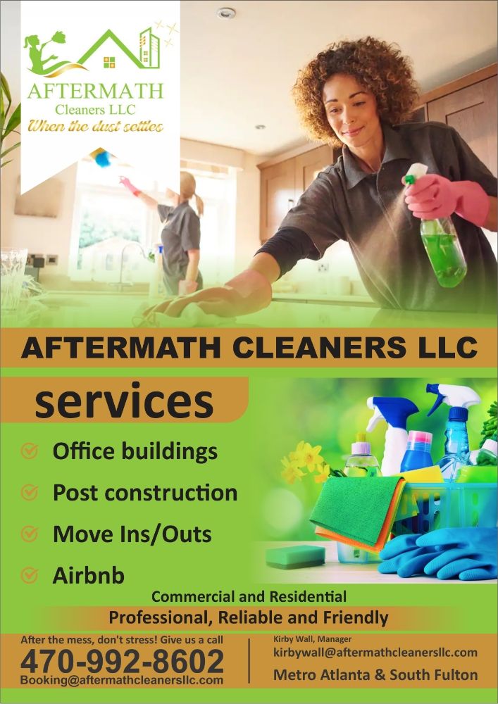AFTERMATH CLEANERS Updated June 2024 Fairburn, Office
