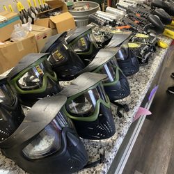 H-Town Paintball - Masks and guns