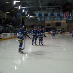 Planet Ice - Some of Coventry ice hockey team on the ice