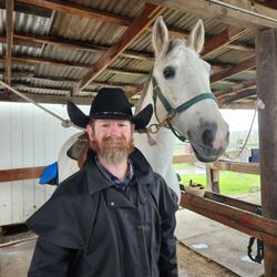 I've been riding Merlin and Apples for 3 months now. Merlin is a teenager and Apples is an old man.