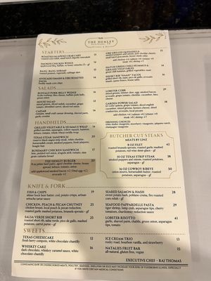 Menu photo 4 The Henley Kitchen and Bar Southlake, TX Menu photo 4 The Henley Kitchen and Bar Southlake, TX