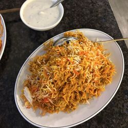 Fresh Tandoori Flavour - OMG.  Super good.  Chicken Biryani.  Medium Spice