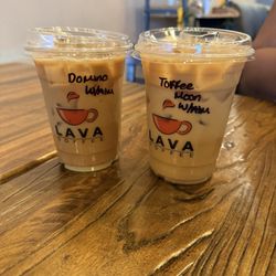 Lava Coffee - Domino mocha and toffee moon