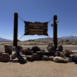 Manzanar National Historic Site - Manzanar military entrance