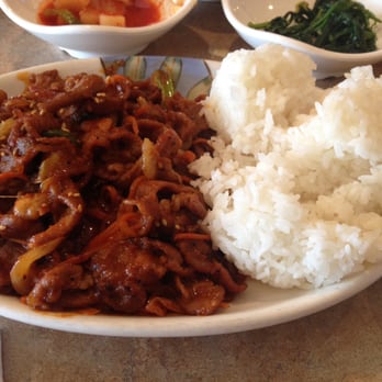 Eden Korean Restaurant - Spicy pork and rice - Korean Near Me - Cherry Hill, New Jersey