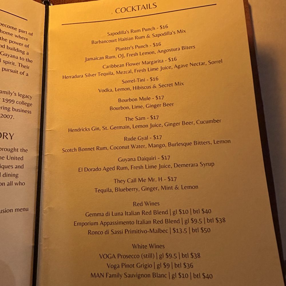 Sapodilla’s - Cocktail menu - Caribbean Near Me - Washington, DC, District of Columbia Sapodilla’s - Cocktail menu - Caribbean Near Me - Washington, DC, District of Columbia