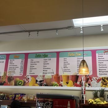 Voccado La Michoacana - Menu - Ice Cream & Frozen Yogurt Near Me - San Jacinto, California