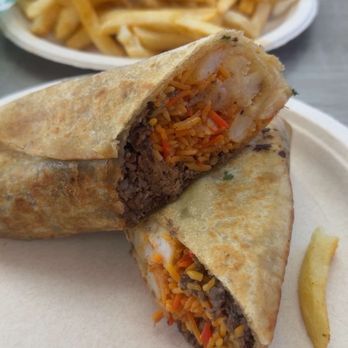 Dubai Loco - Beef shawarma burrito and fries - Coffee & Tea Near Me - El Cajon, California