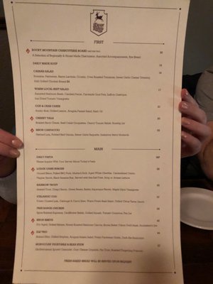 Menu photo 1 Mount Fairview Dining Room Lake Louise, AB Menu photo 1 Mount Fairview Dining Room Lake Louise, AB