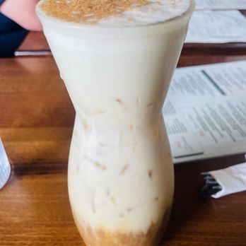 Sage Social Eatery - Baklava pistachio latte - Latin American Near Me - Covina, California Sage Social Eatery - Baklava pistachio latte - Latin American Near Me - Covina, California
