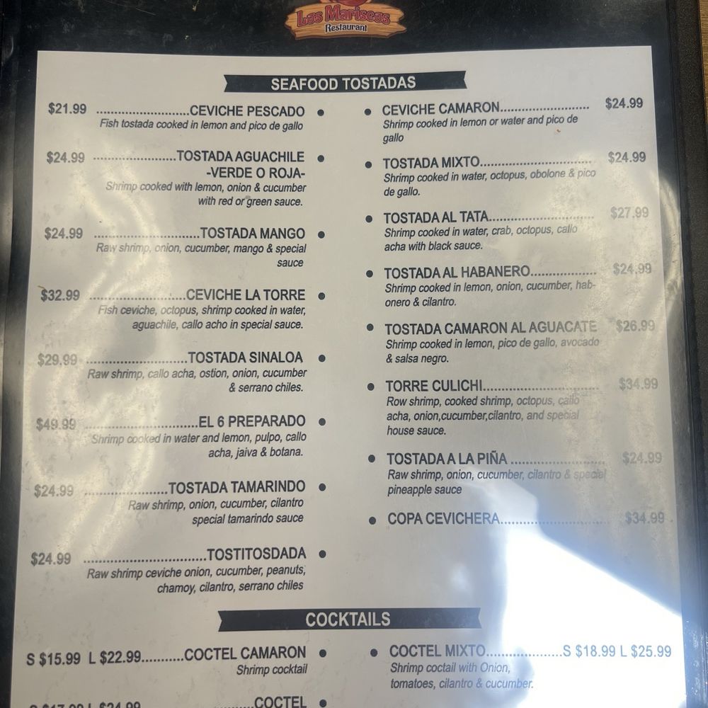 Los Mariscos - Menu 3/2025 - Mexican Near Me - Fresno, California Los Mariscos - Menu 3/2025 - Mexican Near Me - Fresno, California