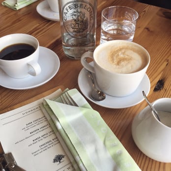 Cafe Belong - Latte and black coffee - Cafes Near Me - Toronto, Ontario Cafe Belong - Latte and black coffee - Cafes Near Me - Toronto, Ontario