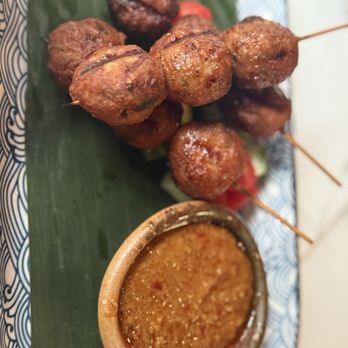 Nemesis - Heritage Chicken Satay (3) - Tapas/Small Plates Near Me - New York, New York Nemesis - Heritage Chicken Satay (3) - Tapas/Small Plates Near Me - New York, New York
