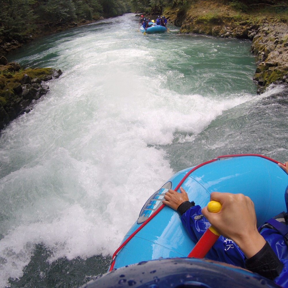 River Drifters - The little kid from our group getting to ride the front! - Tours Near Me - White Salmon, Washington River Drifters - The little kid from our group getting to ride the front! - Tours Near Me - White Salmon, Washington