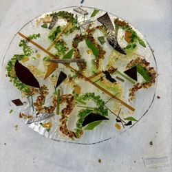Sarasota School of Glass - Before firing.