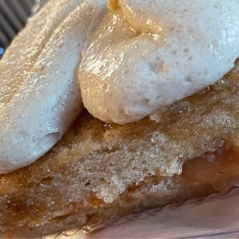 Naturally Delightful - Apple Cake with Brown Sugar frosting was good but would've been amazing with caramel frosting instead. - Gluten-Free Near Me - Green Bay, Wisconsin Naturally Delightful - Apple Cake with Brown Sugar frosting was good but would've been amazing with caramel frosting instead. - Gluten-Free Near Me - Green Bay, Wisconsin