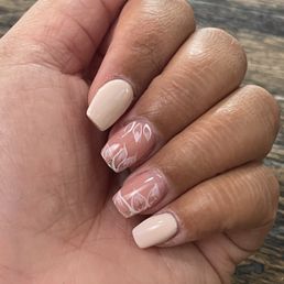 Gel builder on acrylic Gel builder on acrylic